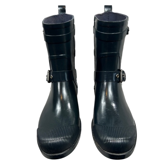 Coach Lester Dark Blue Rubber Mid-Calf Rain Gardening Boot Size 9B - Picture 4 of 10
